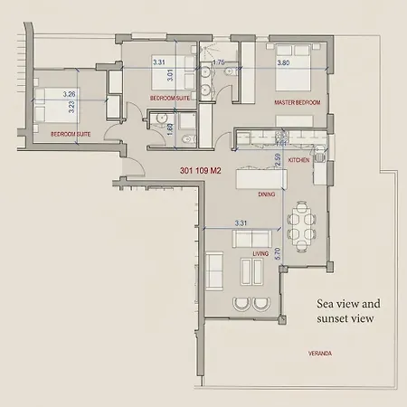 Apartament Golden Hour - Venus Gardens